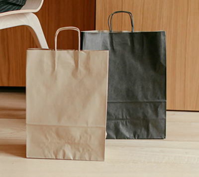 Ekologiczne torby papierowe - duże rozmiary